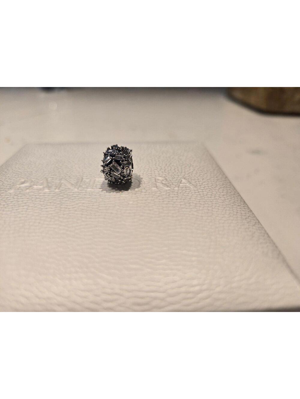 Pandora charm cubic zirconia charm bead